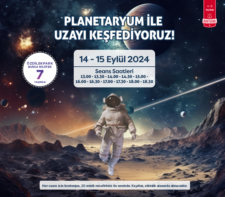 Planetaryum ile Uzayı Keşfediyoruz!