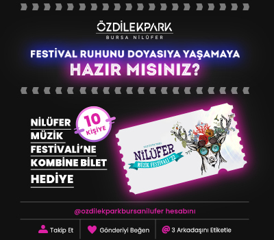 Nilüfer Müzik Festivali’ne Kombine Bilet Hediye!